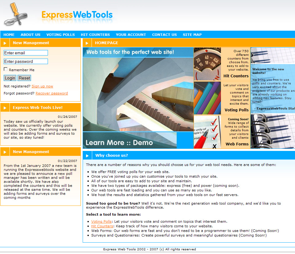 Express Web Tools